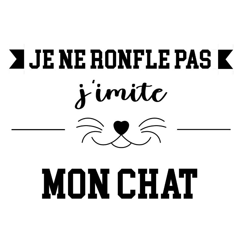 Chat ronflement drôle