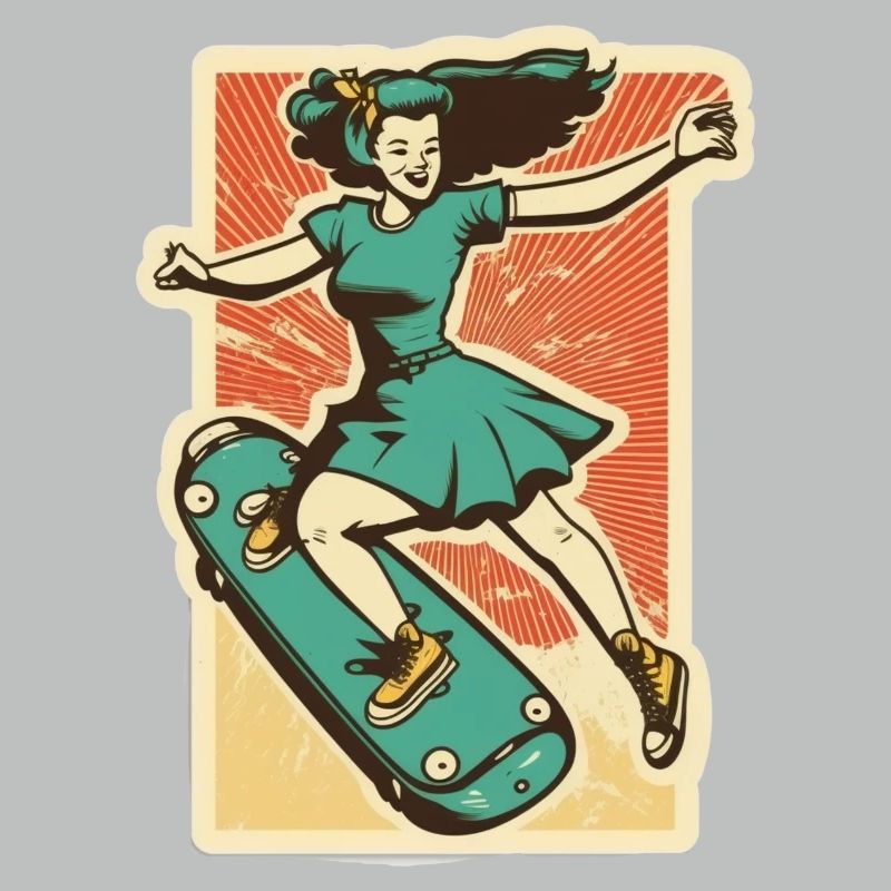Skater-Mädchen