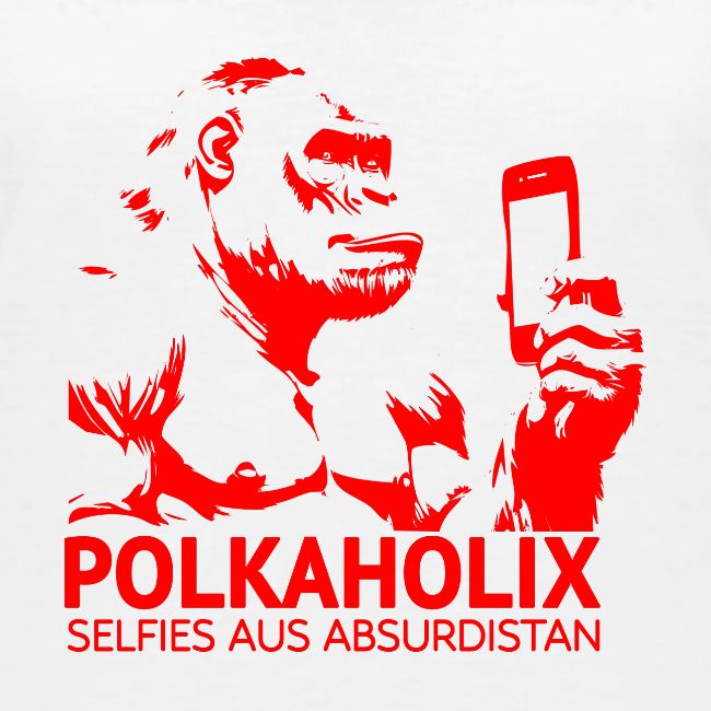 Selfies d’Absurdistan - motif rouge/rouge