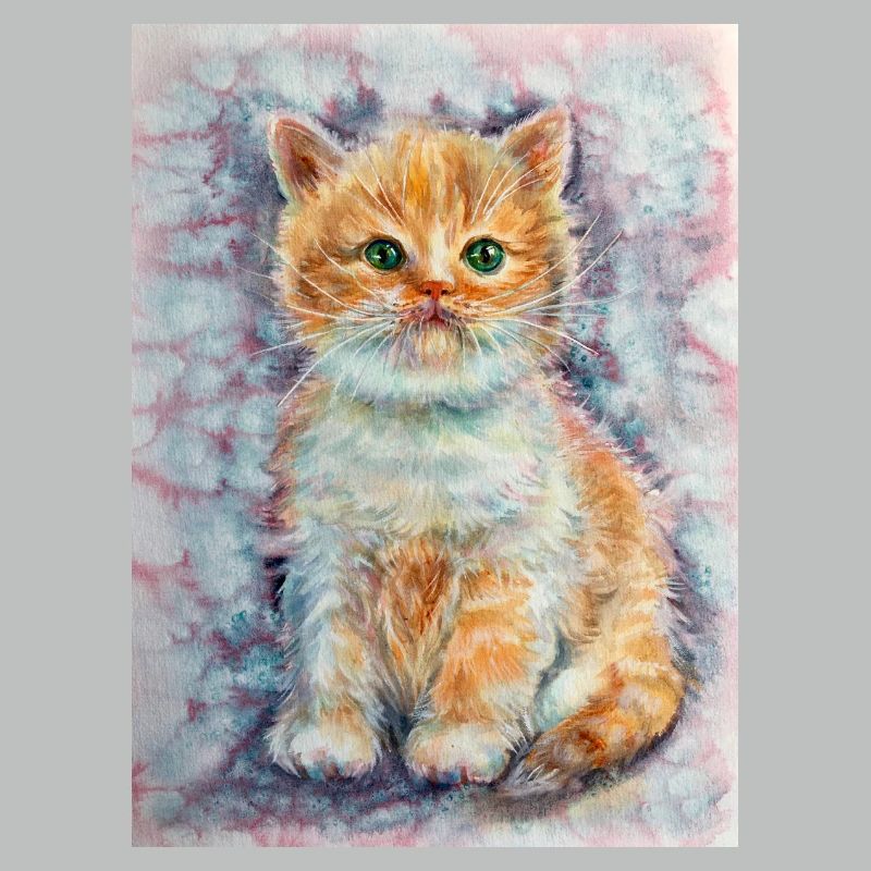 Petit chaton. Mastic.