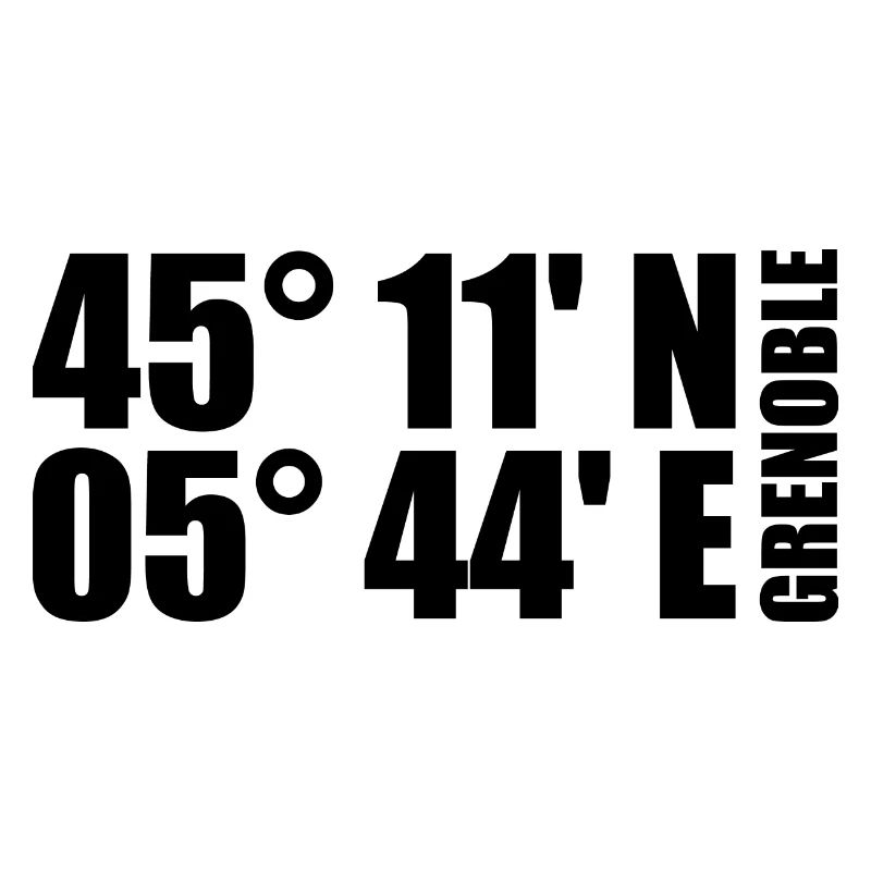 Coordonnées de Grenoble