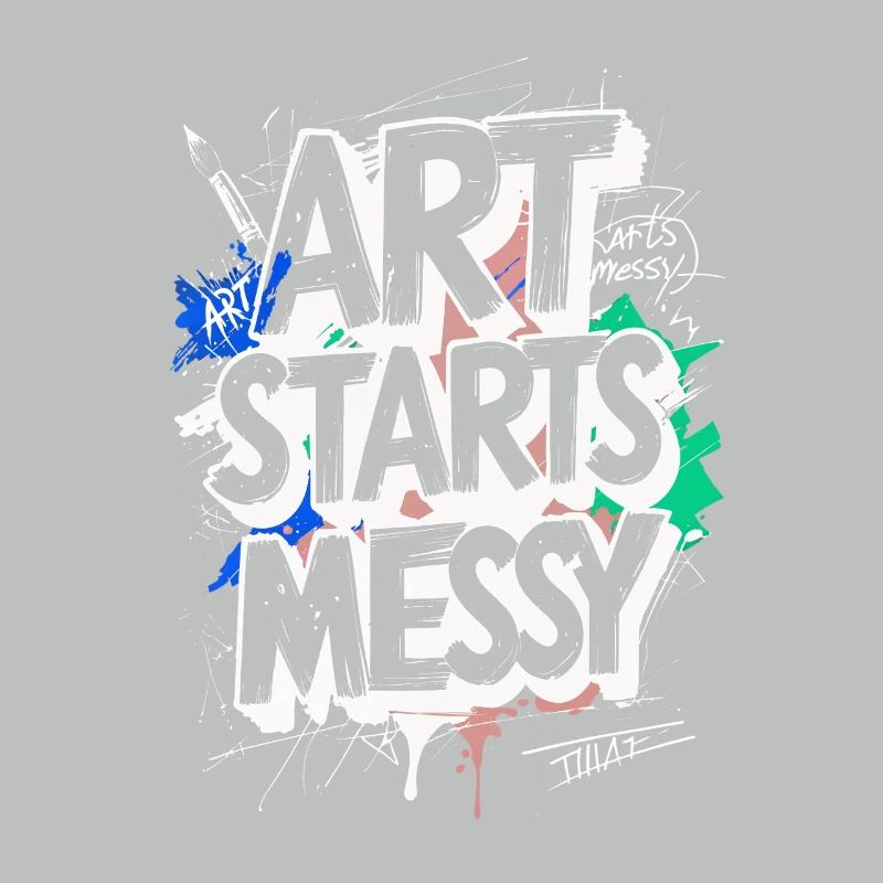 Scribble Doodle Drawing Art Starts Messy