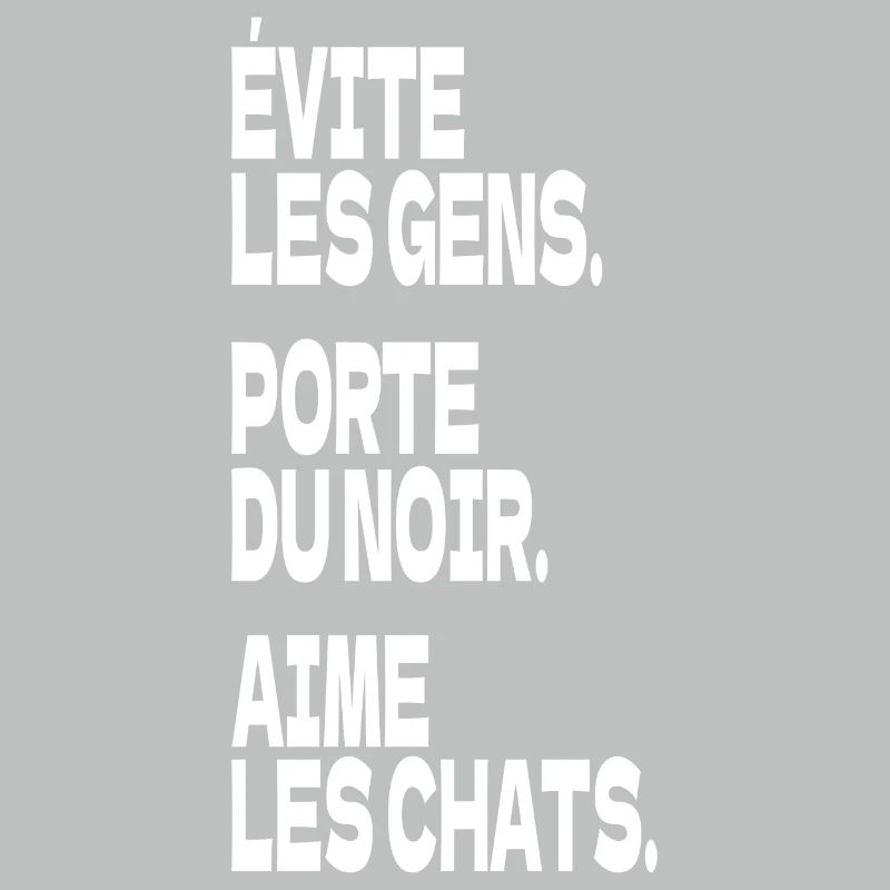 évite les gens