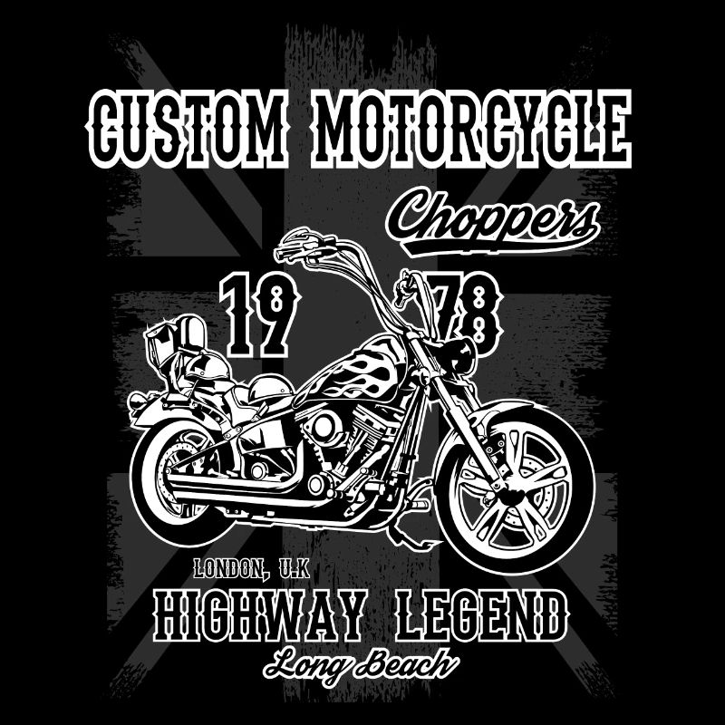 Motorcycle chopper biker motorcyclist