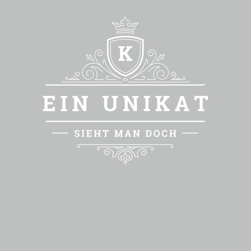 Ein Unikat Ein Einzelstück Anfangsbuchstabe K Name