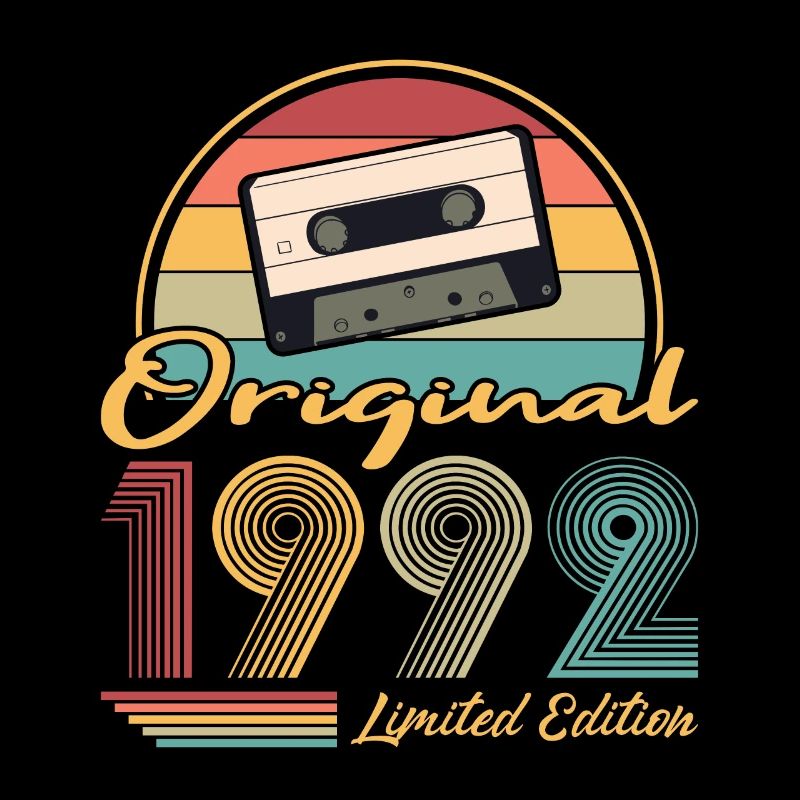 30e anniversaire né 1992 Original 1992