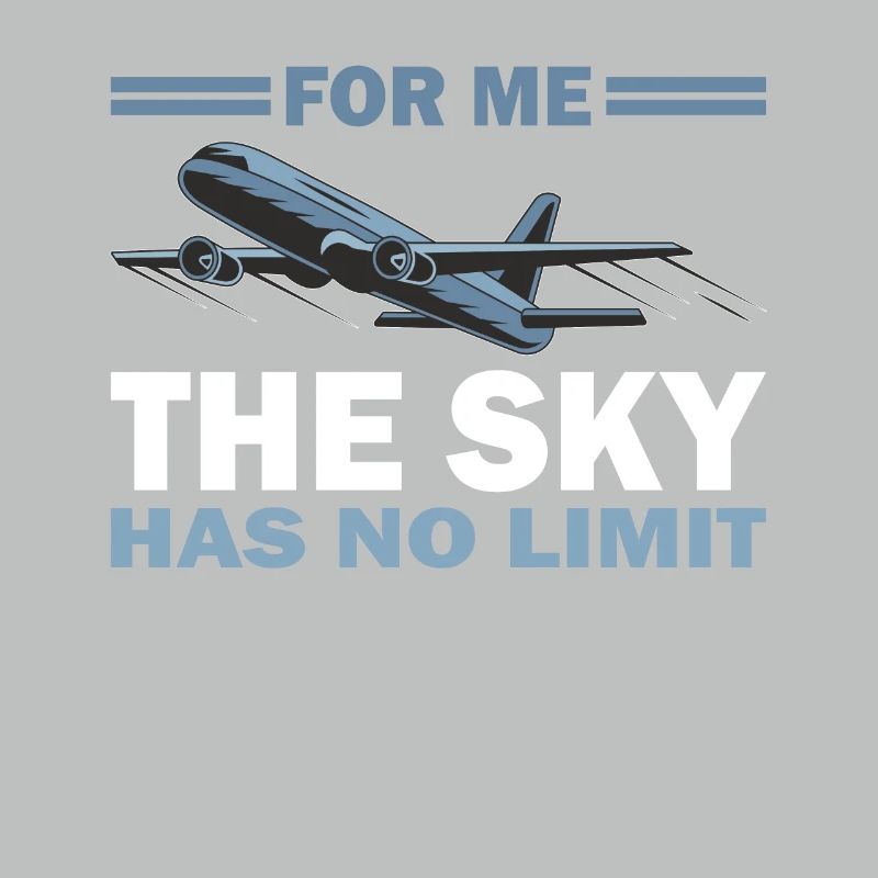 Pilot Sky Has No Limit Airplane Aviation Flyer