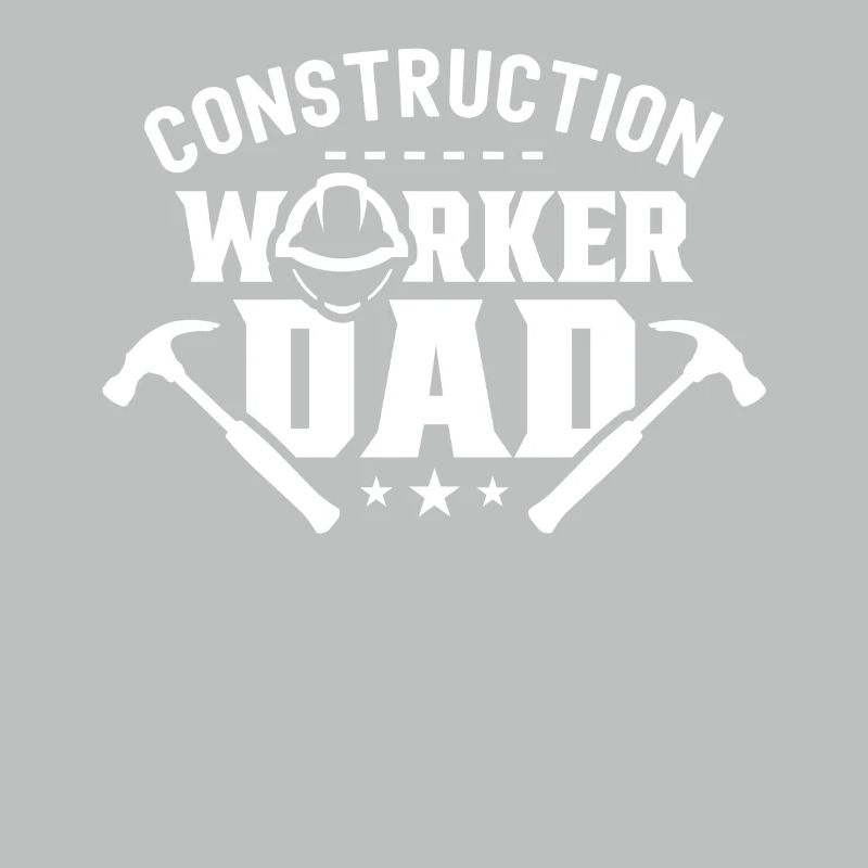 Travailleur de la construction Père Travail d’équipe Équipe de chantier de construction