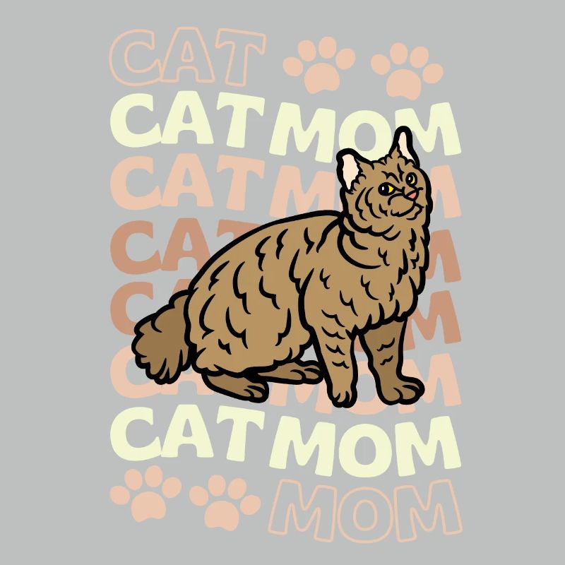 Cute Pixie Bob Cat Mom