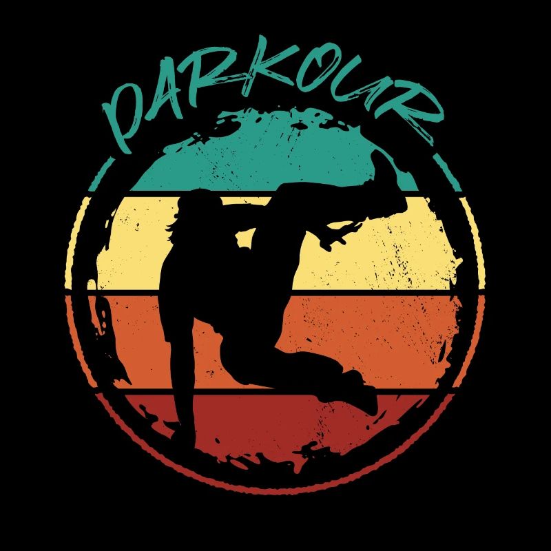 Parkour Freestyle Running Graffiti Runner Jumping