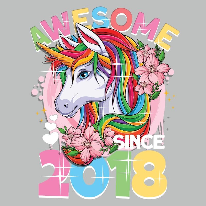 Regenbogen Einhorn 5. Geburtstag Mädchen 5 Jahre