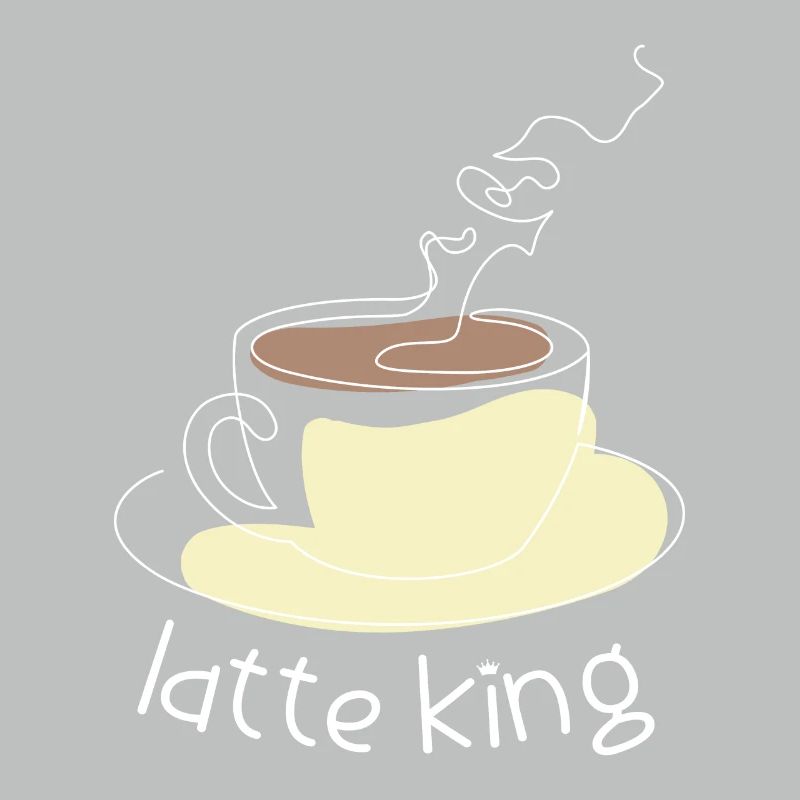 Coffee Caffeinated Drinker Coffeeholic Latte King