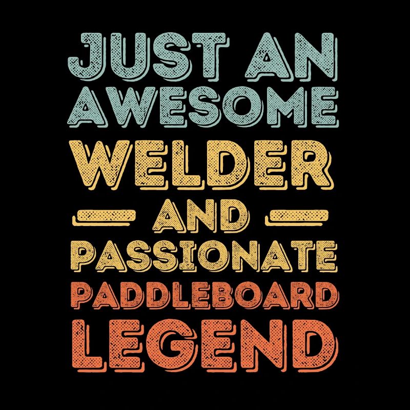 Schweißer Paddleboard retro