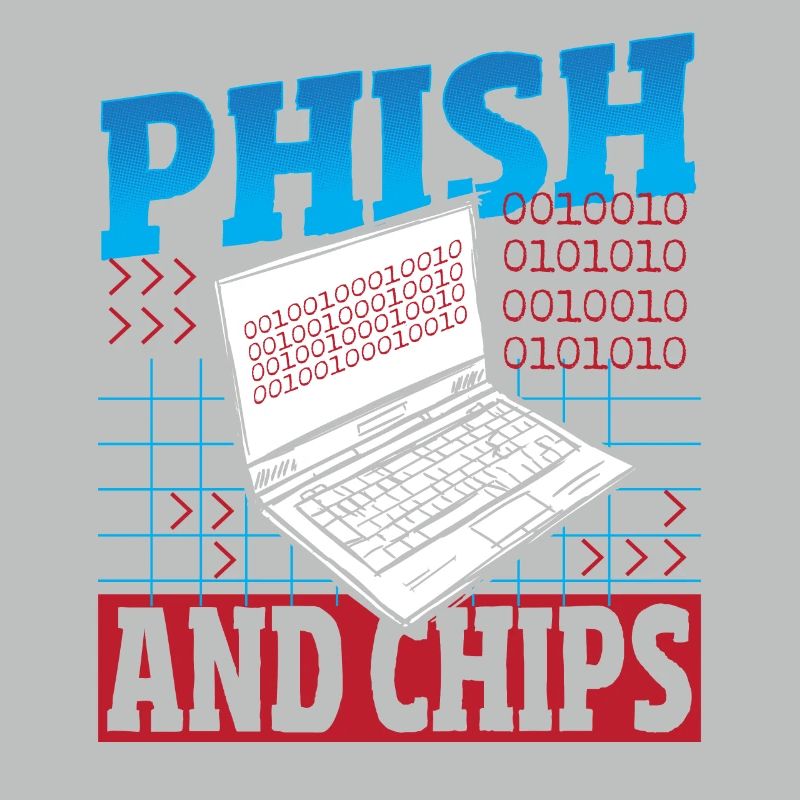 Phish and Chips Hacker Hacking Internet Network