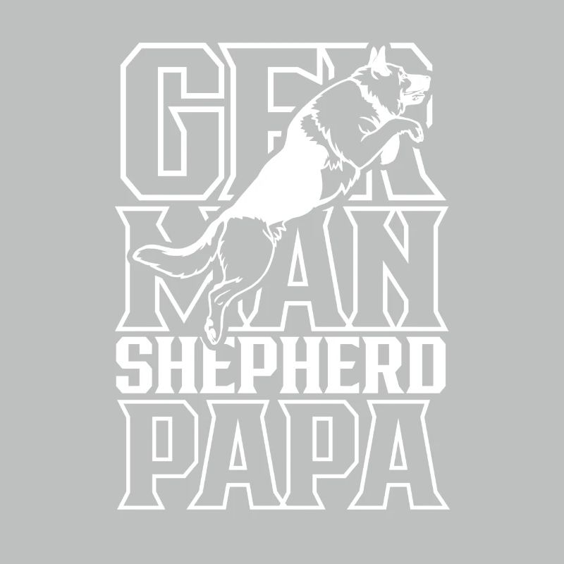 German Shepherd Dad Boy Type Cute Pet