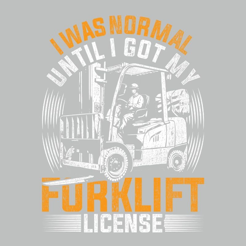 Gabelstaplerfahrer Staplerfahrer Forklift License