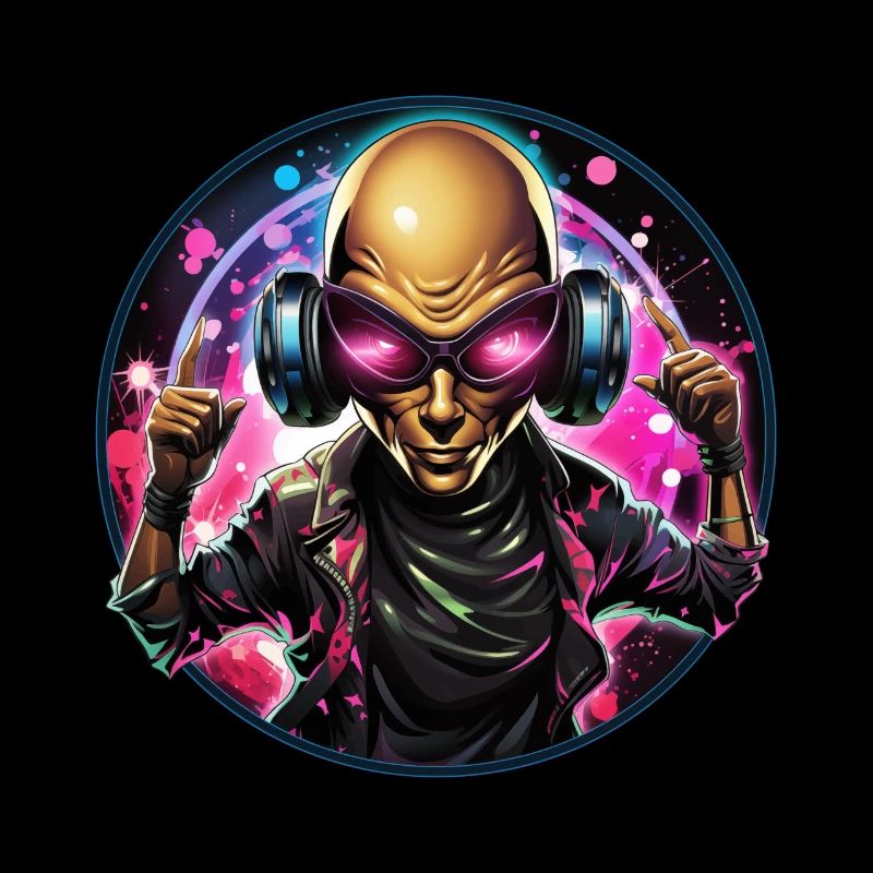 Alien écoute de la musique et danse dessus.