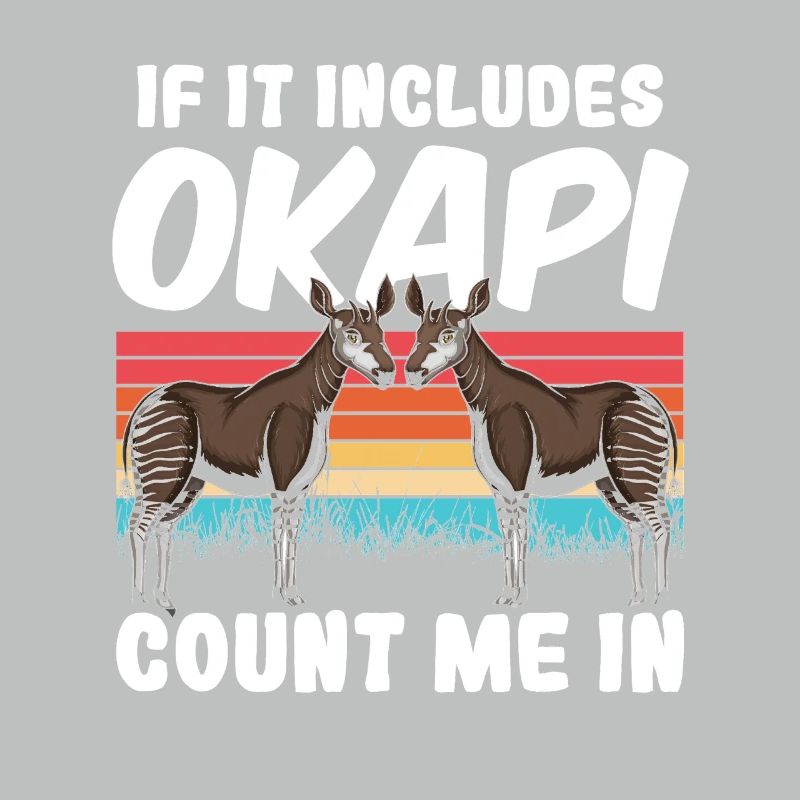 Funny zookeeper okapi lover