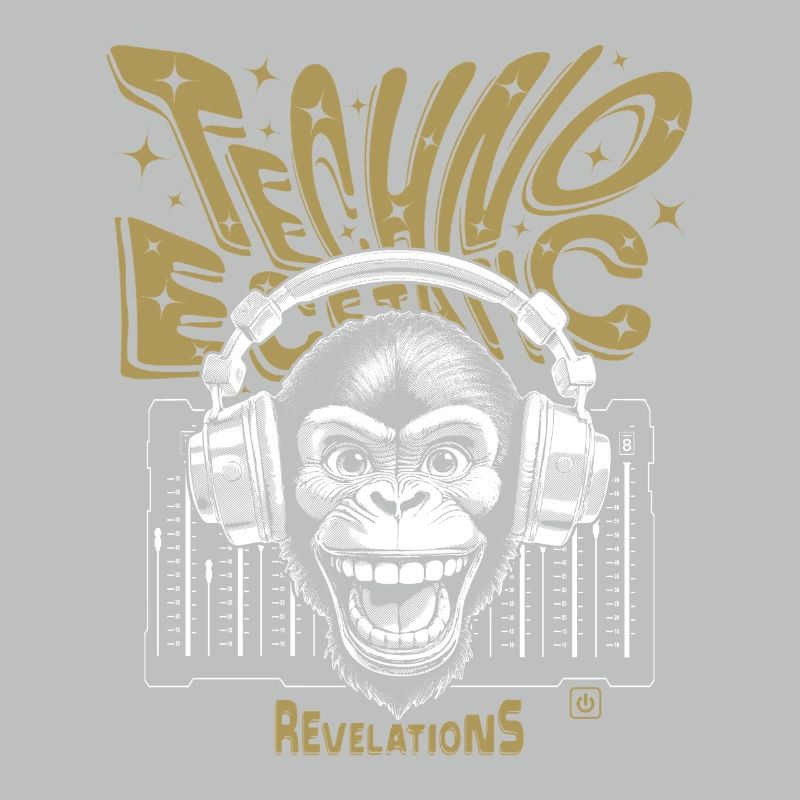 Revelations Monkey Shirt, Techno & Ecstatic Beats