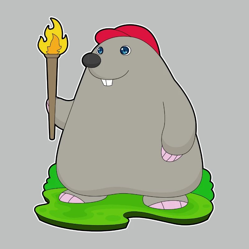 Maulwurf Fackel