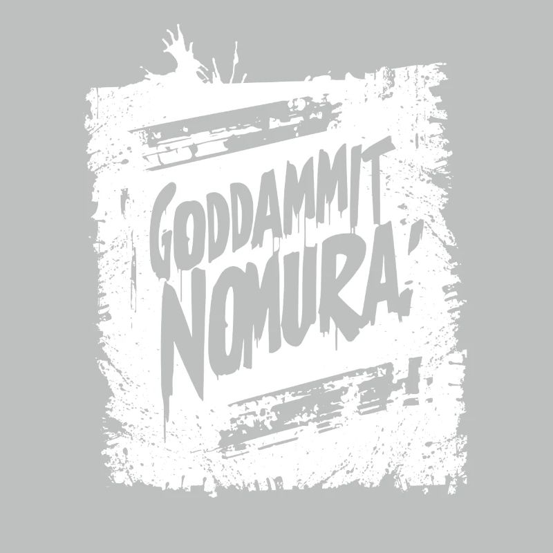 Goddammit Nomura – Conception de graffitis