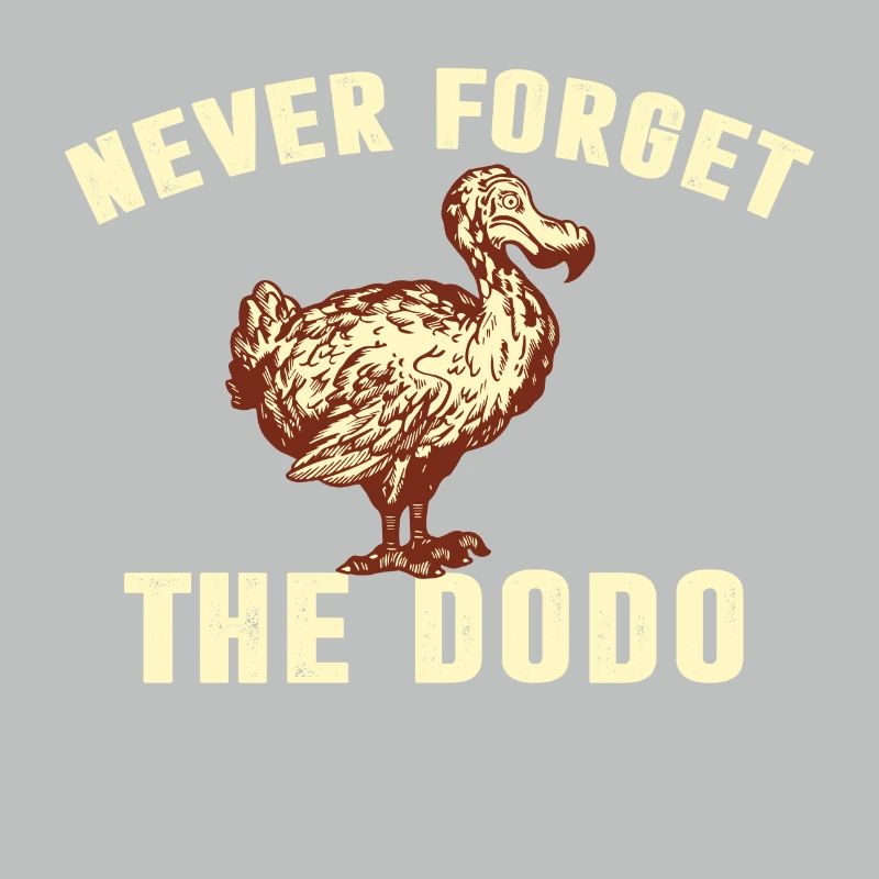 never forget the dodo vergesst nicht dodo vogel