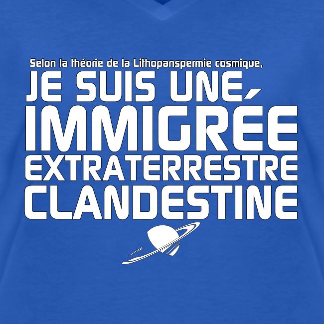 Je suis une immigrée extraterrestre