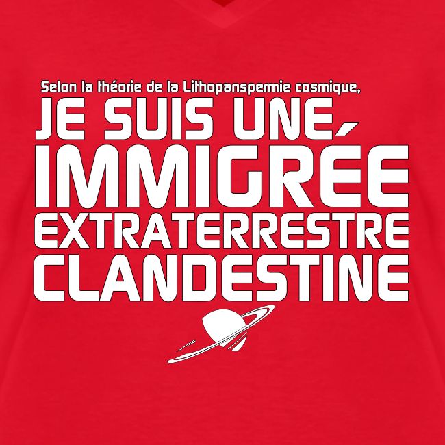 Je suis une immigrée extraterrestre