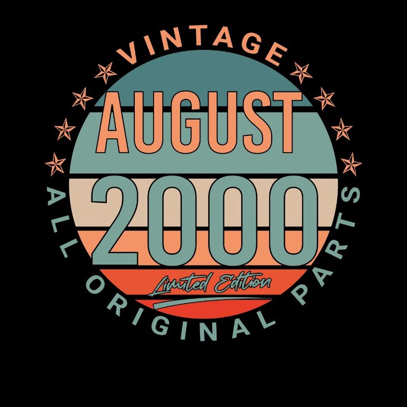 Im August 2000 Vintage Geschenkidee