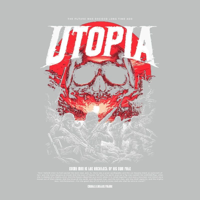 Utopia Skull Fire Red