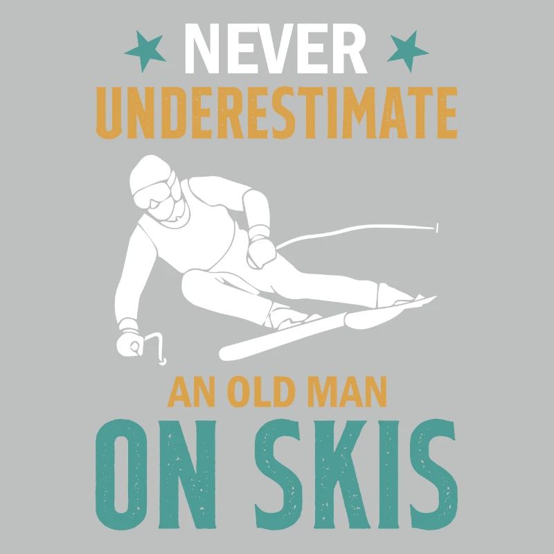 Ski Winter Skiing - Never Underestimate An Old Man