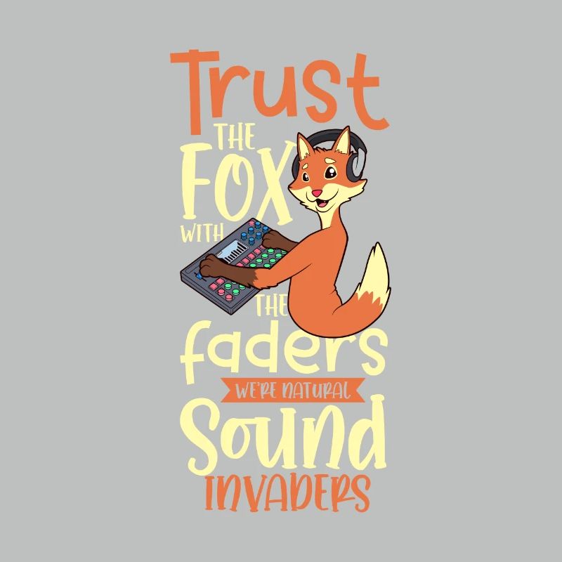 Fuchs at the mixing desk - sound engineer
