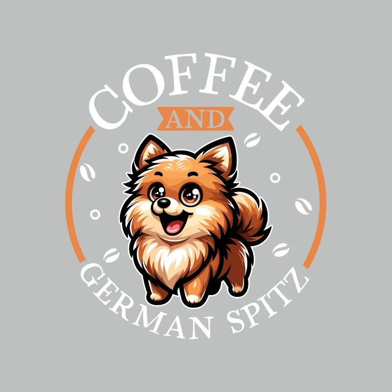 Kaffee und Deutscher Spitz
