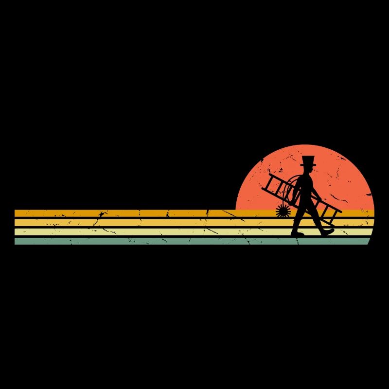 Retro Kaminfeger Vintage Schornsteinfeger Beruf