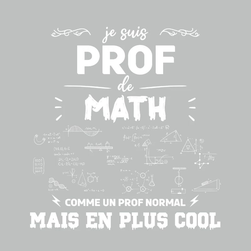 je suis prof de maths