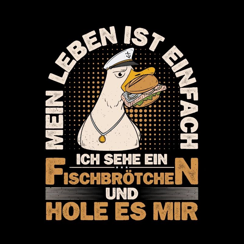 Fischbrötchen Möwe Norddeutsch