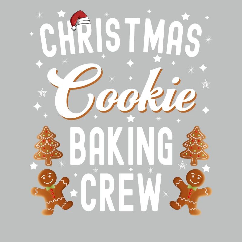 Équipe de cuisson de biscuits de Noël