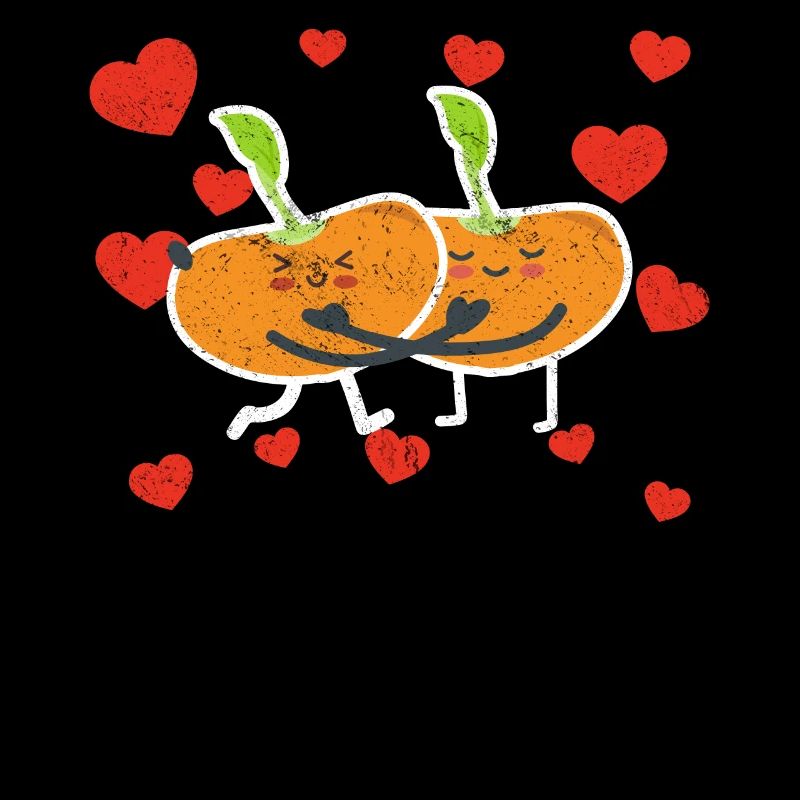 Cute Beansprouts Couple Hugging Beansprouts Lovers