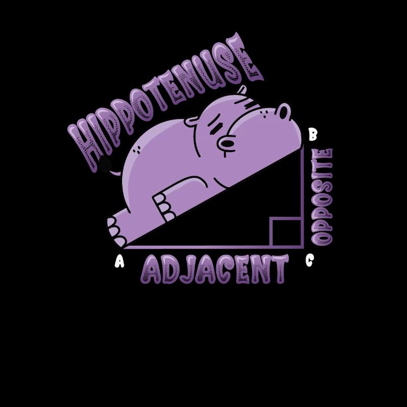 Hippotenuse, opposite, adjacent