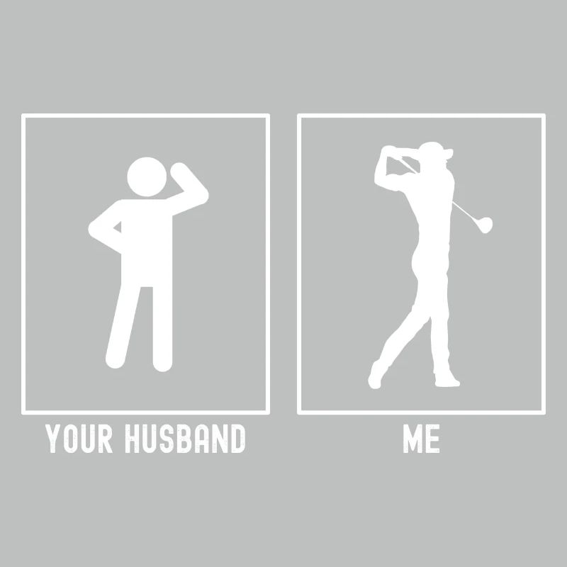 Son mari - moi - Golf Swing