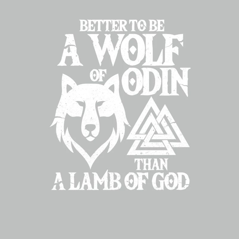 Wolf Odin Wikinger Walhalla Wolfpack Geschenk
