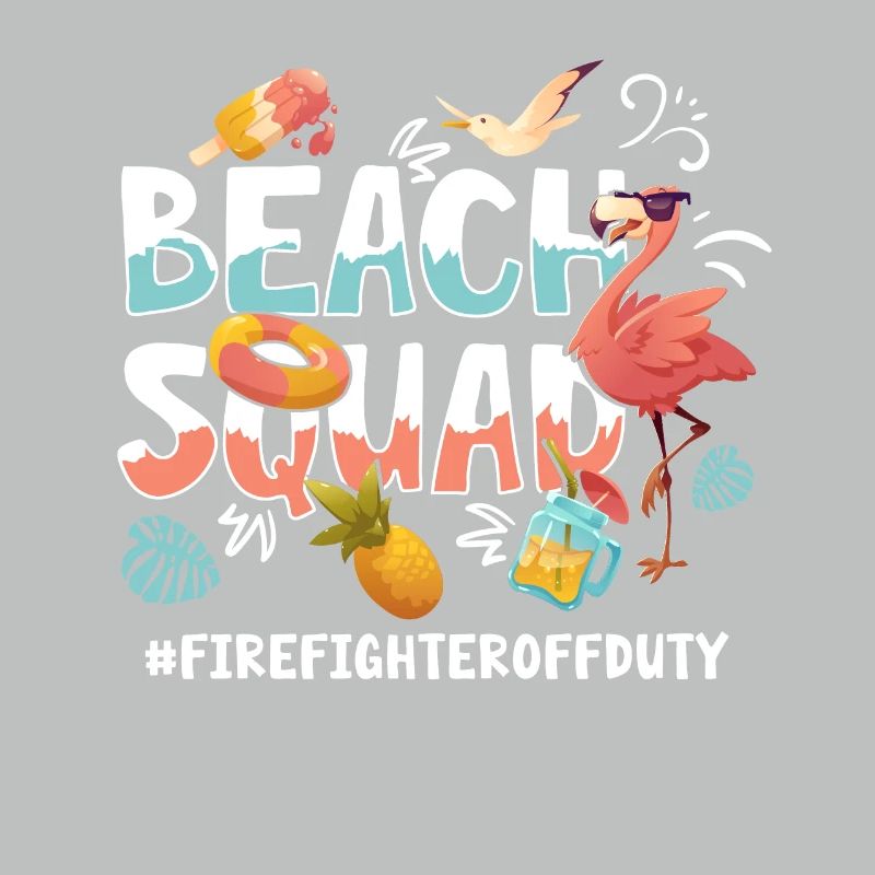 Firefighter Vacation Beach Group