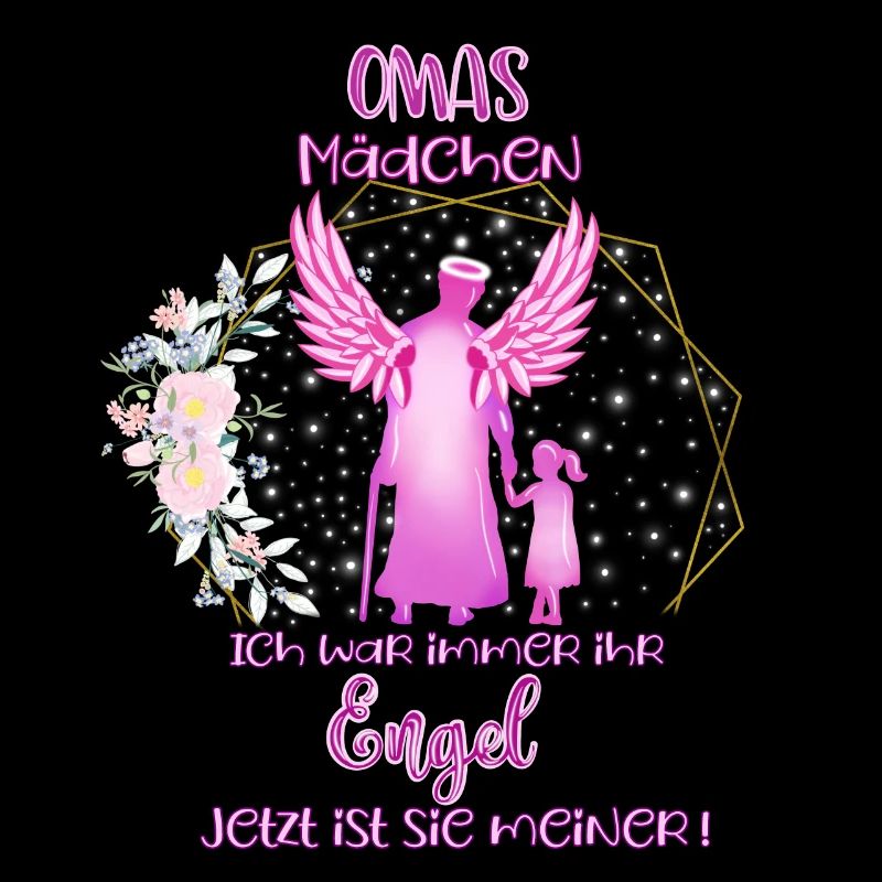 Omas Mädchen, Gedenken Engel Erinnerung Geschenk