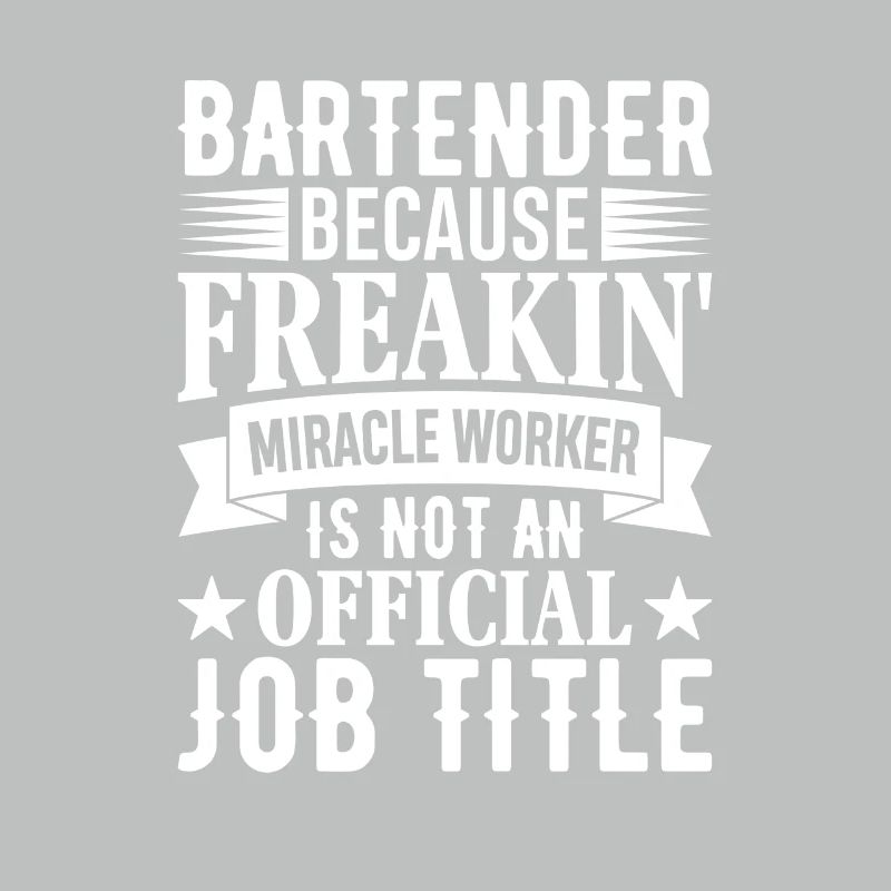 Kellnerin Barkeeper Kellner Kellner