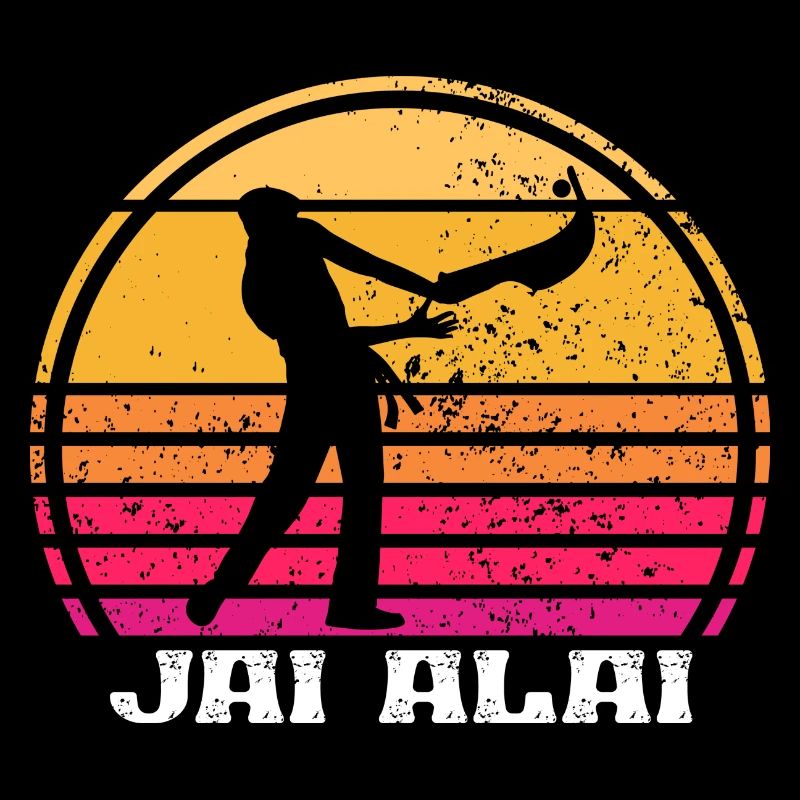 Rétro Jai Alai Pelote Basque Raquette La Plus Rapide