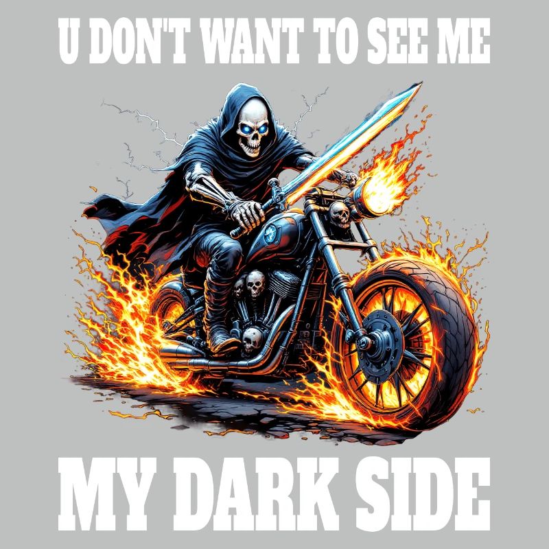 My Dark Side Skeleton Meme