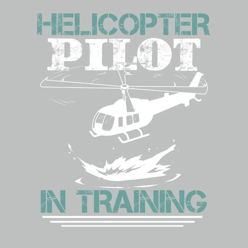 Lustiger Hubschrauberpilot Luftfahrt