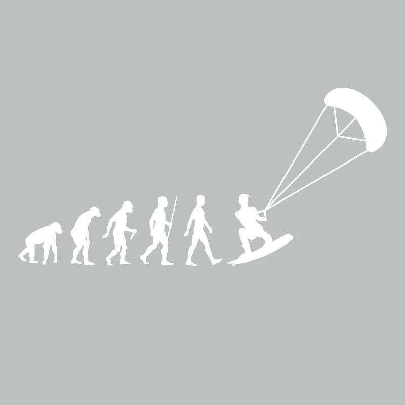 Kitesurfer Evolution Kiteboarding Entwicklung