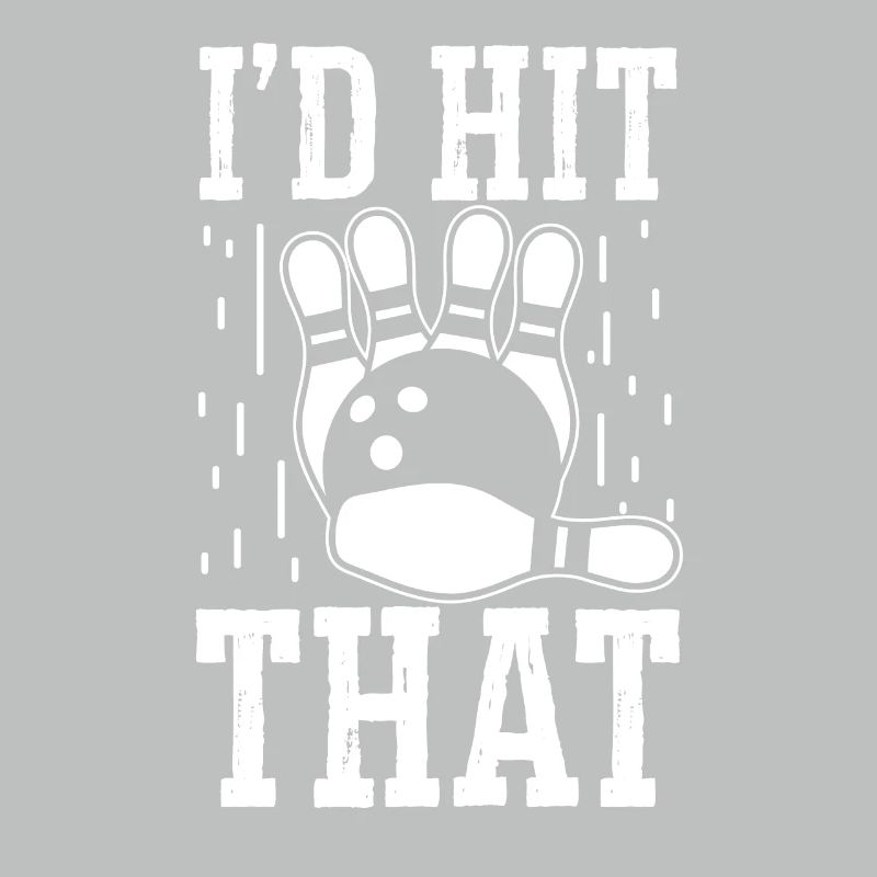 J’avais frappé ce design de bowling