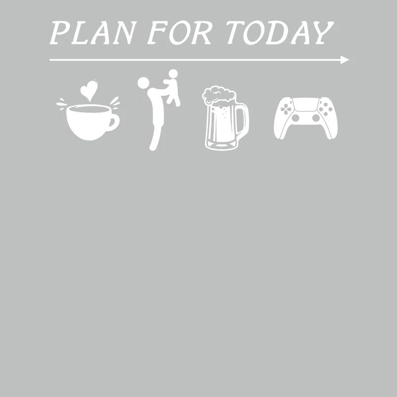 Plan For Today Funny Coffee